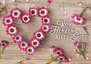 Postkarten: Von Herzen alles Gute, 12 Stück Postkarten: Von Herzen alles Gute, 12 Stück