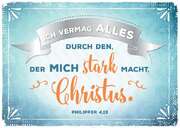 Postkartenserie "Ich vermag alles" - 12 Stück Postkartenserie "Ich vermag alles" - 12 Stück