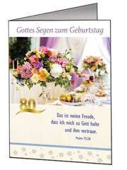 Faltkarten Geburtstag, 5 Stück Faltkarten Geburtstag, 5 Stück