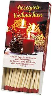 Zündholzbox - Gesegnete Weihnachten Zündholzbox - Gesegnete Weihnachten