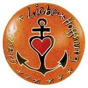 Handschmeichler: Glaube Hoffnung Liebe - orange Handschmeichler: Glaube Hoffnung Liebe - orange