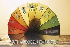 Faltkarte: Gute Wünsche zur Konfirmation Faltkarte: Gute Wünsche zur Konfirmation