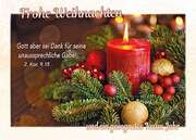 Postkarten Weihnachten/Neujahr, 6 Stück Postkarten Weihnachten/Neujahr, 6 Stück