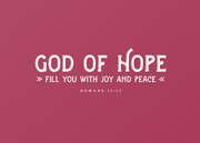 Craft Card - God of hope Craft Card - God of hope