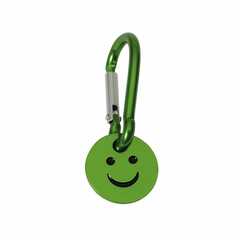Schlüsselanhänger "Smiley" - grün