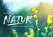 Metallschild klein - Natur Metallschild klein - Natur