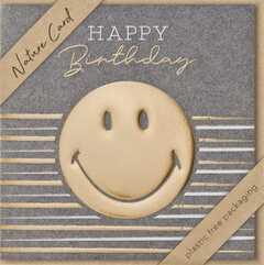 Faltkarte "Happy Birthday" - Smiley Faltkarte "Happy Birthday" - Smiley