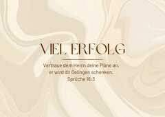 Postkarte "Viel Erfolg" Postkarte "Viel Erfolg"