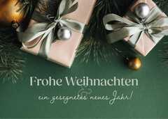 Postkarte - Frohe Weihnachten