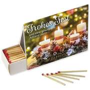Zünd-Haus-Schachtel: Frohes Fest Zünd-Haus-Schachtel: Frohes Fest