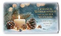 Schokoladengrüße "Gesegnete Weihnachtszeit" (40g) Schokoladengrüße "Gesegnete Weihnachtszeit" (40g)