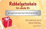 Rubbelgutschein - "Wochenende" Rubbelgutschein - "Wochenende"