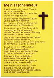 Mein Taschenkreuz Mein Taschenkreuz