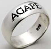 Fingerring "Agape" - 21 mm Fingerring "Agape" - 21 mm