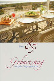 Faltkarten 85. Geburtstag - 5 Stück Faltkarten 85. Geburtstag - 5 Stück