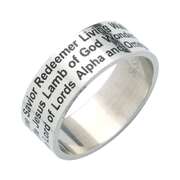 Fingerring "Names of Jesus" - 19 mm Fingerring "Names of Jesus" - 19 mm