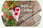 Geschenkschachtel "Gott ist Liebe" - ohne Inhalt Geschenkschachtel "Gott ist Liebe" - ohne Inhalt