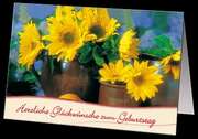 Faltkarten Geburtstag, 5 Stück Faltkarten Geburtstag, 5 Stück