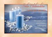 Postkarten Weihnachtskerzen, 6 Stück Postkarten Weihnachtskerzen, 6 Stück