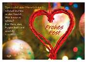 Frohes Fest - Postkarte Frohes Fest - Postkarte