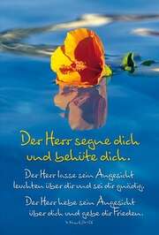 Faltkarte: Der Herr segne dich - Konfirmation Faltkarte: Der Herr segne dich - Konfirmation