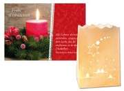 Laternenkarte - Frohe Weihnachten Laternenkarte - Frohe Weihnachten