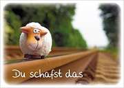 Postkarten: Du schafst das, 4 Stück Postkarten: Du schafst das, 4 Stück