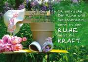 Tee-Postkarte - Ich wünsche Dir Ruhe ... Tee-Postkarte - Ich wünsche Dir Ruhe ...