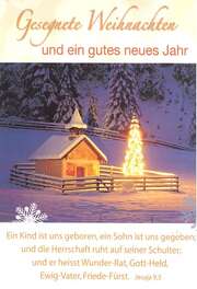 Postkarten Weihnachten/Neujahr, 6 Stück Postkarten Weihnachten/Neujahr, 6 Stück