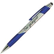 Kugelschreiber mit Touchpen "Sei gesegnet" - blau
