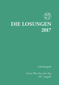 Losungen 2017 grün, Schreibausgabe