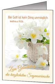 Faltkarten Geburtstag, 5 Stück Faltkarten Geburtstag, 5 Stück