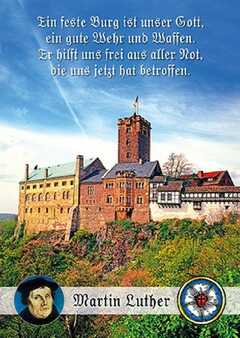 Postkarten: Ein feste Burg - 12 Stück