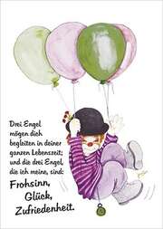 Postkarten: Drei Engel mögen dich begleiten, 4 Stück Postkarten: Drei Engel mögen dich begleiten, 4 Stück