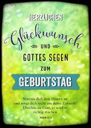 Postkarten: Herzlichen Glückwunsch und Gottes Segen, 4 Stück Postkarten: Herzlichen Glückwunsch und Gottes Segen, 4 Stück